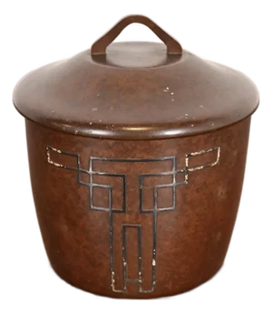 Heintz Arts & Crafts Sterling Silver on Bronze Humidor