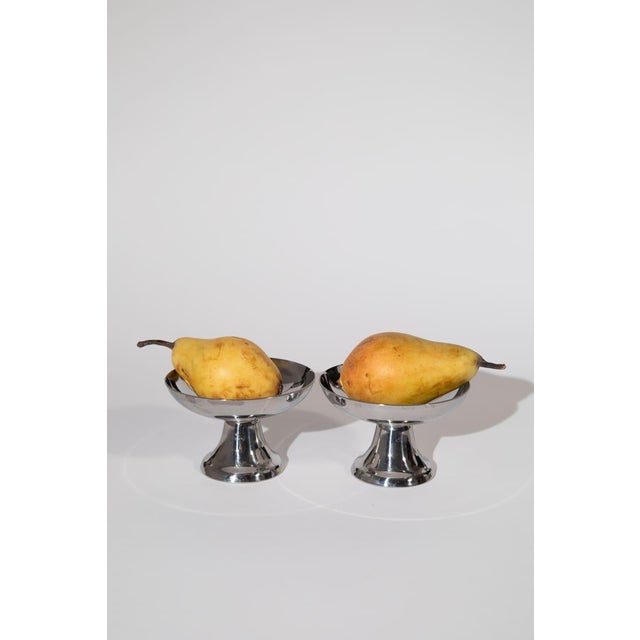 Metal Vintage French Dessert Coupes #3- Set of 6 For Sale - Image 7 of 9