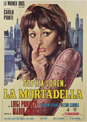 La Mortadella / Lady Liberty Film Poster, Italy/France, 1971