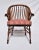 19th C. Windsor Style Accent Chair With Dolphin Head Arms For Sale - Image 13 of 13