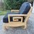 1990s 1990s Schnadig Ming Style Chow Leg Lounge Chair W/ Greek Key Arms For Sale - Image 5 of 13