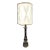 Vintage 1960’s Neoclassical Greek Key Lamp With Shade For Sale