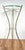 Late 20th Century Vintage 30" Faux Bamboo Brass-Tone Metal & Glass Plant Stand – Hollywood Regency / Chinoiserie For Sale - Image 5 of 10