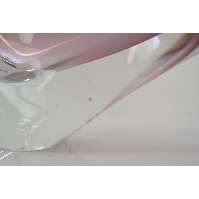 Mid-Century Glass Bowl by Josef Hospodka for Chribska, 1960s For Sale - Image 13 of 14