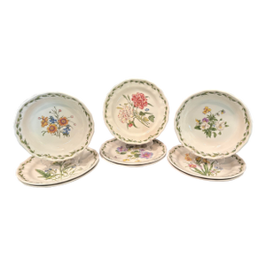 Noritake Casual Gourmet Stoneware Dishes From the Gourmet Garden Collection - Set of Nine