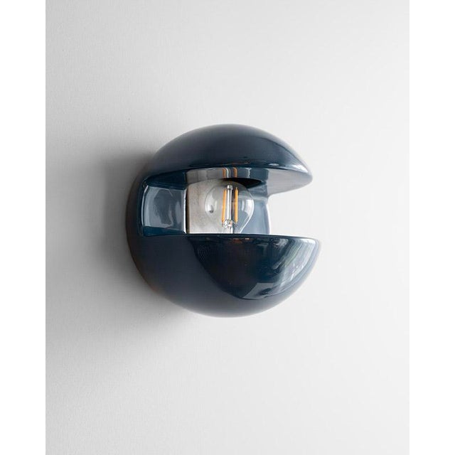 Ceramic Vintage Italian Ceramic Wall Lamps, 1970s, Set of 2 For Sale - Image 7 of 8