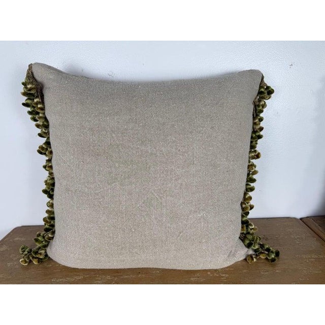 Pair of Custom Aubusson Tapestry and Velvet Pillows by Melissa Levinson For Sale - Image 10 of 10