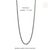 7.5 Carat Round Cut Black Diamond Riviera Tennis Necklace in 18k White Gold For Sale - Image 12 of 18