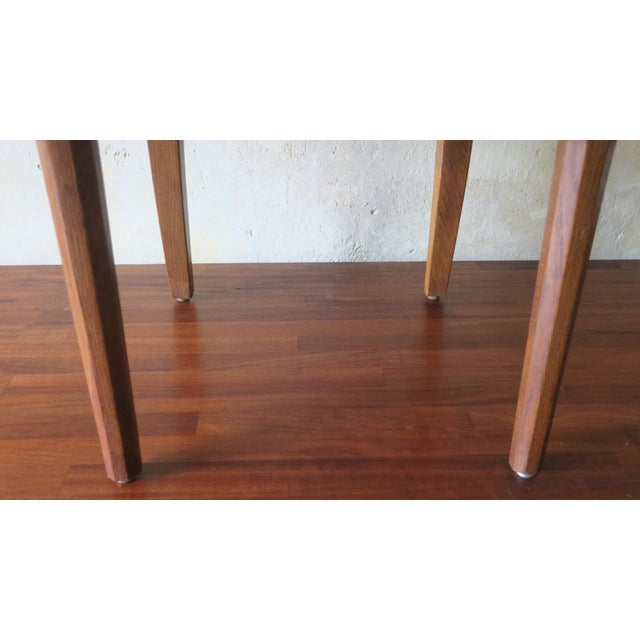 Art Nouveau Side Chair in Oak and Royal Purple Velvet, 1900s For Sale - Image 13 of 17