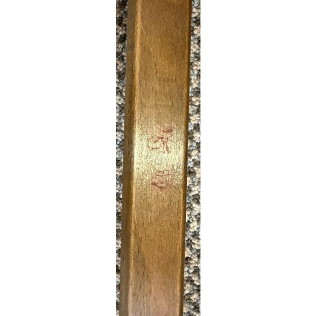 Tan 1950s Illuminati Wikkelso Teak Danish Modern Rush Woven Lounge Chair For Sale - Image 8 of 14