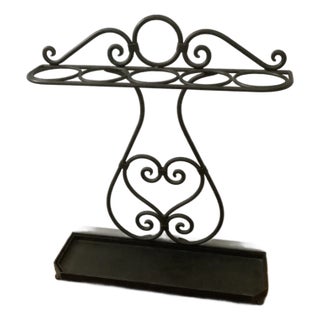 Vintage, Pierre Deux, French Country, Cast Iron Umbrella Stand For Sale