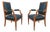 1930s Pair of De Coene Frères Art Deco Armchairs For Sale