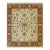 Exquisite Agra Multicolor Hand-Knotted Wool Rug Carpet, Mughal Design For Sale