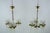 Gaetano Sciolari Brass and Glass Chandeliers by Gaetano Sciolari, Italy, 1970s, Set of 2 For Sale - Image 4 of 18