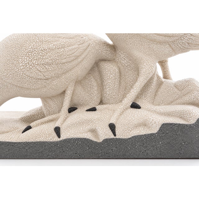Art Deco Ceramic Two Pheasants from Manufacture De Sainte-Radegonde, France, 1930 For Sale - Image 9 of 12