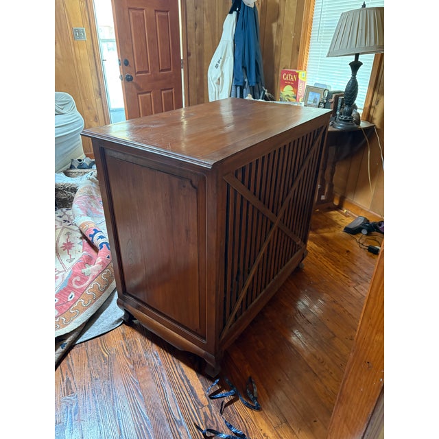 19th-Century Centennial American Primitive Pegged Pie Safe / Bread Cabinet For Sale - Image 6 of 8