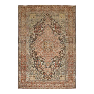Antique Zabihi Collection Persian Bakhtiari Rug - 8'1" x 11'7" For Sale