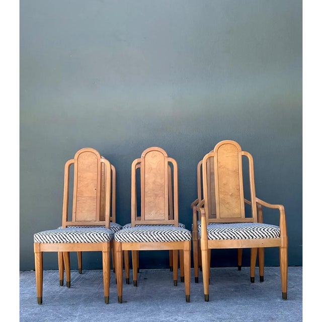 Vintage Henredon Scene Two Upholstered Dining Chairs For Sale In West Palm - Image 6 of 12