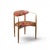 Dan Johnson for Selig Viscount Mid Century Brass and Walnut Chair For Sale - Image 9 of 9