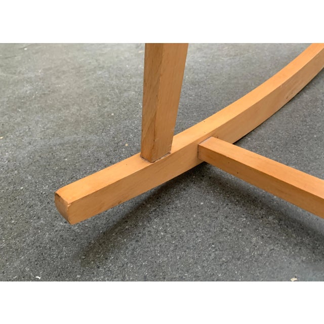 Brown Mid-Century German Rattan Rocking Chair from Deutschen Werkstätten Hellerau, 1960s For Sale - Image 8 of 18