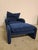 Set of Maralunga Chair with Ottoman by Vico Magistretti for Cassina For Sale - Image 6 of 18