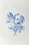 Porcelain Square Bowl with Blue Floral Motifs and Gilt Edge by Meissen, Germany For Sale - Image 3 of 5