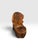 A striking one-of-a-kind sculptural chair carved from an exceptionally large section of solid tree trunk. The chair...