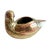 A sculptural duck planter by Mexican artist Sergio Bustamante, rendered in layered brass and copper with finely worked...