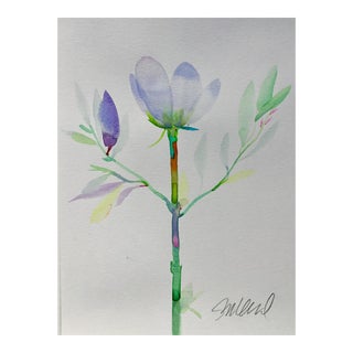Botanical 47, Original Watercolor 9x12” For Sale