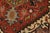 Heriz Rug 3’11” X 5’10” Red Wool Tribal Hand-Knotted Oriental Carpet For Sale - Image 4 of 11