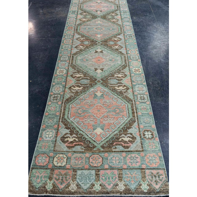 Turkish Oushak Rug 2'10" x 10'6" #20018 Explore a curated collection of hallway runners, wool rugs, and handmade...