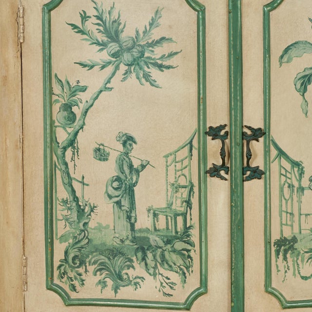 Vintage Italian Chinoiserie Decorated Cabinet For Sale In West Palm - Image 6 of 17