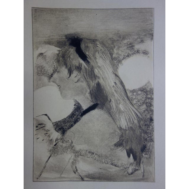 Edgar Degas, Girl with Blond Hair, Original Engraving, 1935 For Sale