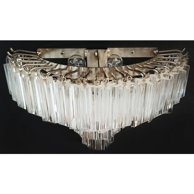 1980s Vintage Murano Wall Sconces, 1980, Set of 2 For Sale - Image 5 of 16