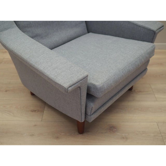 Danish Grey Armchair, 1960s For Sale - Image 14 of 16