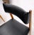 Set of 6 Danish Teak Mid Century Modern Dining Chairs in Black Upholstery For Sale - Image 10 of 13