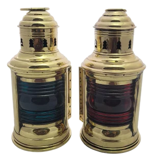 Port and Starboard boat Lanterns by Perko