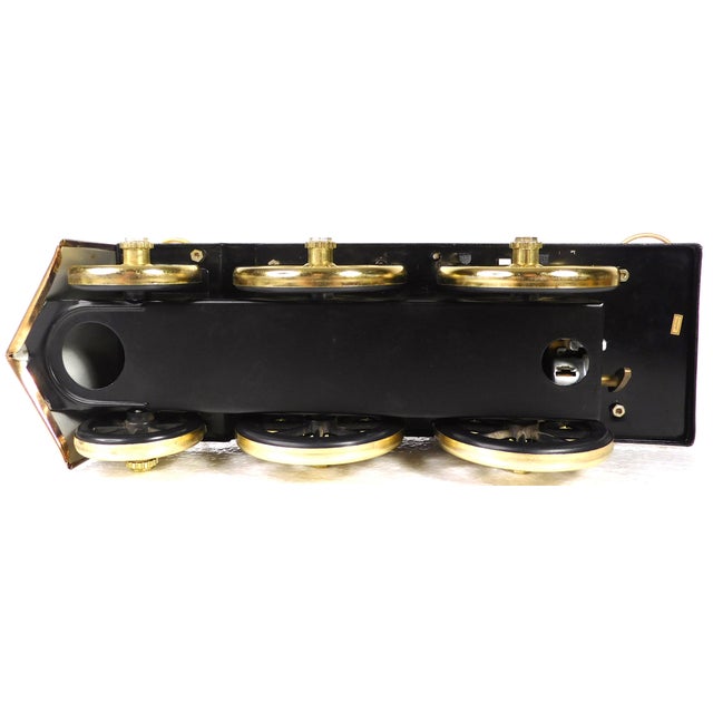 Vintage Figural Iron Horse Steam Engine Musical Decanter With Shot Glasses - 8 Piece Set For Sale - Image 12 of 16