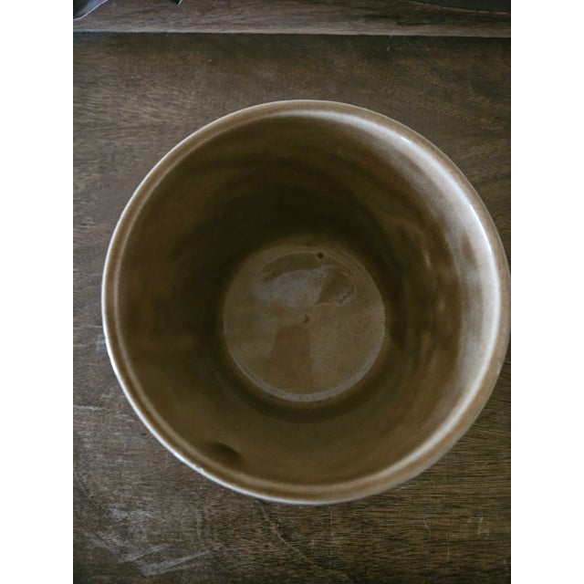 Tan Mid 20th Century Vintage Cleminson Pottery Coffee Canister For Sale - Image 8 of 9