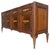 Gallery Top Solid Walnut Raised Panel Dovetail Drawers 66" Dresser Credenza For Sale - Image 6 of 12