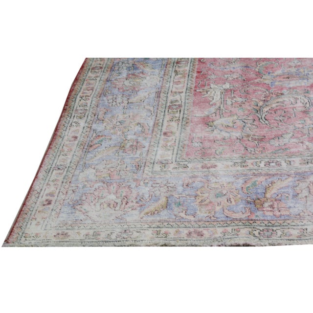 Vintage Hand Knotted Wool Rug, 10'x12'1" For Sale - Image 4 of 6