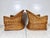 Vintage Wicker Works Style Braided Wicker Lounge Chair and Ottoman Set For Sale - Image 4 of 10