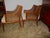 1940s 1940s Hollywood Regency Cane Back Bergere Chairs- a Pair For Sale - Image 5 of 8