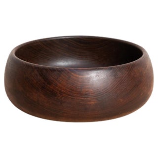 Bowl in Teak Wood, 1960 For Sale