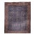 Vintage Persian Mahal Sultanabad Rug, Hand-Knotted Wool, Geometric Pattern, 11x14, Navy & Burgundy For Sale