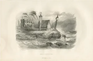 D'Urville, The Hale O Keawe of Hawaii, 1853, Print