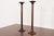 Heintz Art Metal Shop Silver Crest Arts & Crafts Sterling Silver on Bronze Tall Candlesticks, Pair For Sale - Image 4 of 13