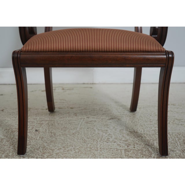 Set of 8 Henredon Mahogany Regency Dining Chairs For Sale - Image 10 of 18
