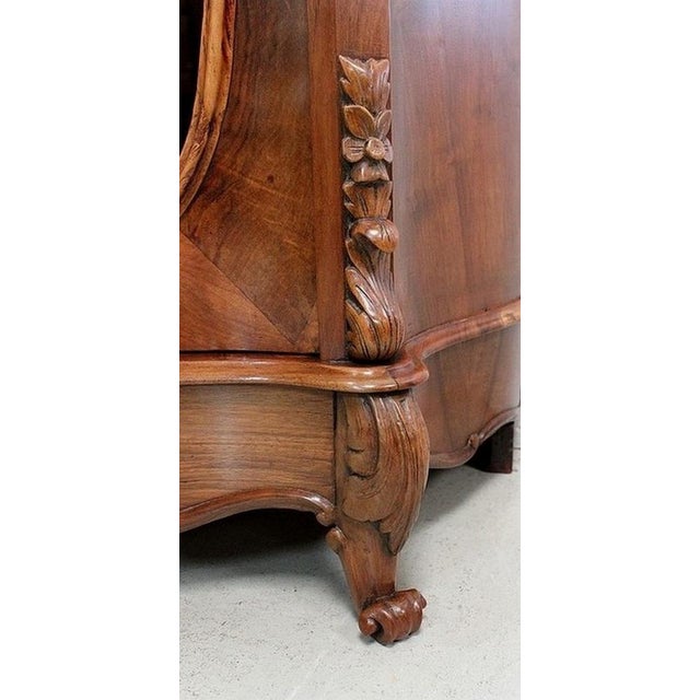 Small 19th Century Napoleon III Window in Blond Walnut For Sale - Image 14 of 18