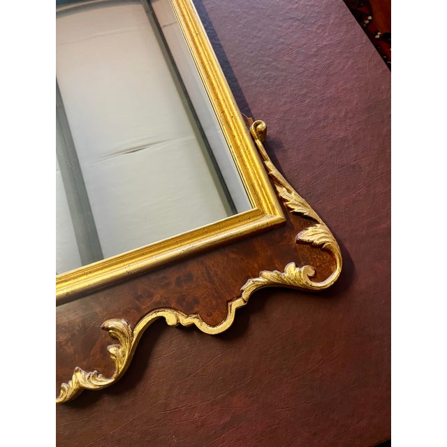 Glass Le Barge Parcel Gilt Mirror For Sale - Image 7 of 12